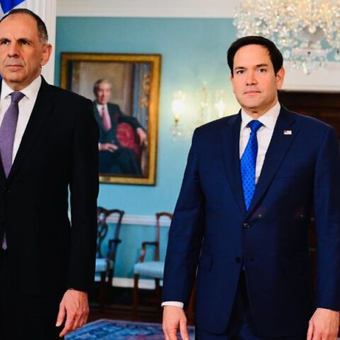 Γεραπετρίτης μετά τη συνάντηση με Ρούμπιο: Θα συνεχίσουμε να μιλάμε με όλους