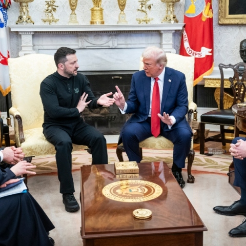 Ντόναλντ Τραμπ, Βολοντίμιρ Ζελένσκι, Τζέι Ντι Βανς