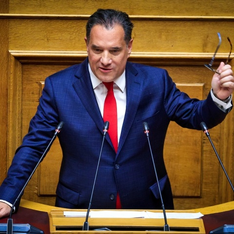 Ο υπουργός Υγείας, Άδωνις Γεωργιάδης