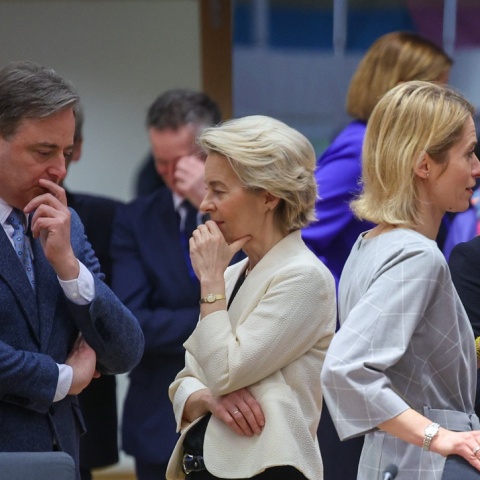 Στιγμιότυπο από τη Σύνοδο Κορυδής των ηγετών της ΕΕ