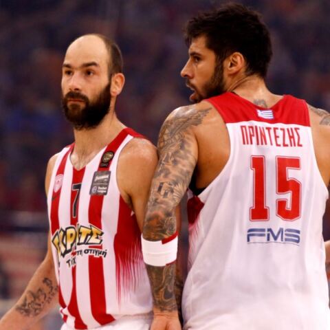 Ολυμπιακός: Οι αναρτήσεις Σπανούλη, Πρίντεζη, Τζόρτζεβιτς και Φουστέρ για τα 100 χρόνια