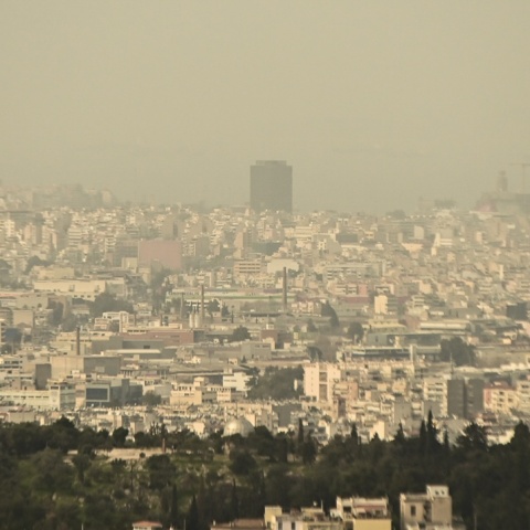 Αφρικανική σκόνη πάνω από την Αθήνα