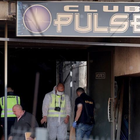 Το κλαμπ που έπιασε φωτιά στο Κοτσάνι στη Βόρεια Μακεδονία