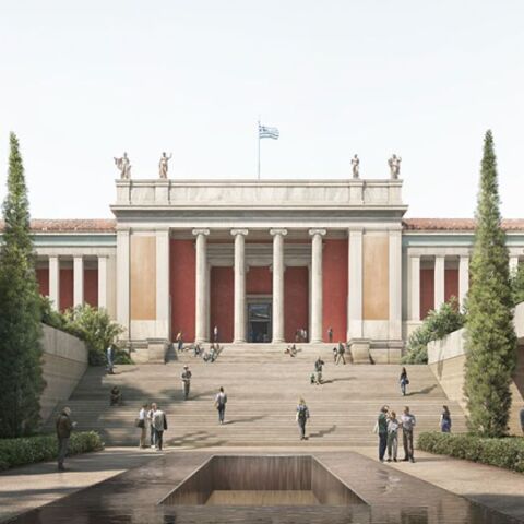 Στην οροφή του νέου κτιρίου του Εθνικού Αρχαιολογικού Μουσείου αναπτύσσεται ένα πάρκο με πλούσια βλάστηση προσβάσιμο σε όλους 