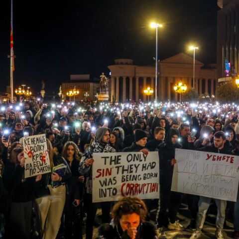 Βόρεια Μακεδονία: «Ποιος θα είναι ο επόμενος», το σύνθημα της βουβής συγκέντρωσης διαμαρτυρίας