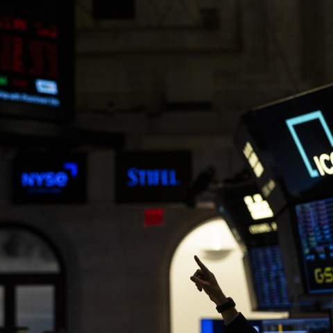 Εικόνα από το χρηματιστήριο της Νέας Υόρκης