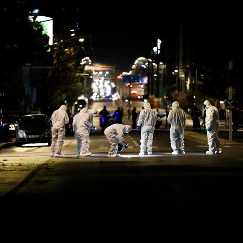 Αντιτρομοκρατική στο σημείο της έκρηξης στη Hellenic Train