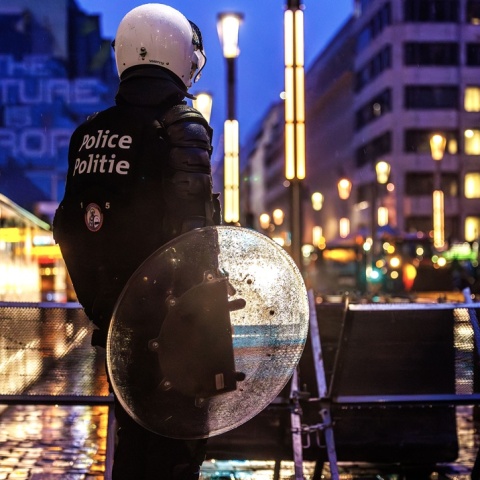 Αστυνομικός στις Βρυξέλλες