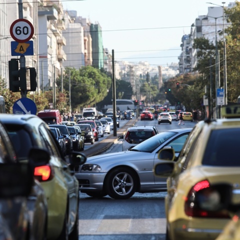 Κίνηση σε δρόμο της Αθήνας