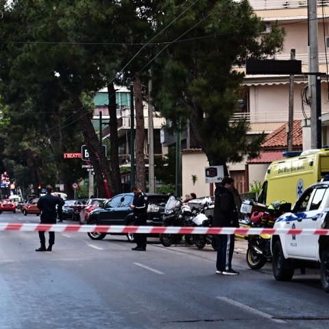 Το σημείο της δολοφονίας του Γιώργου Μουσχούρη στο Χαλάνδρι