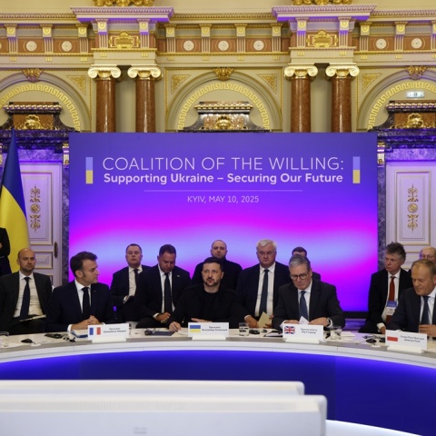 Ο Βολοντίμιρ Ζελένσκι και Ευρωπαίοι ηγέτες στο Κίεβο