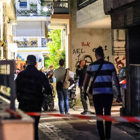 Το σημείο του εγκλήματος στη Λάρισα