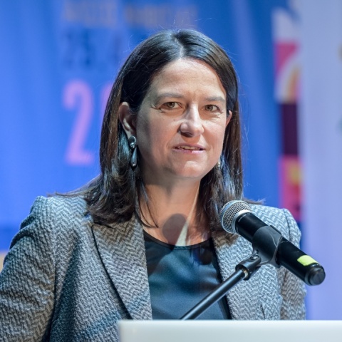 Η υπουργός Εργασίας, Νίκη Κεραμέως