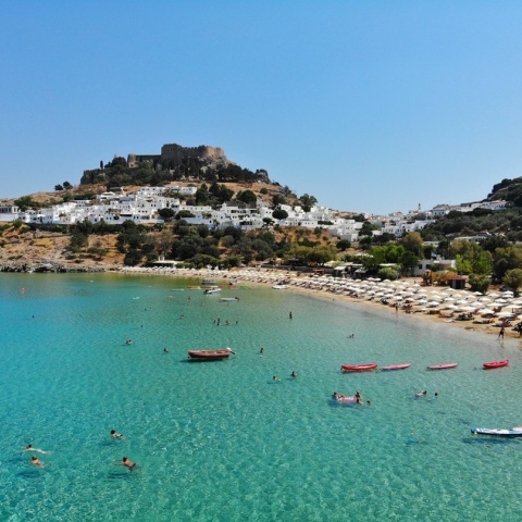 Παραλία στη Λίνδο