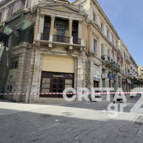Ζημιές σε παλαιά κτίρια στην Κρήτη