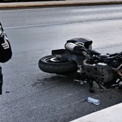 Τροχαίο ατύχημα με μηχανή