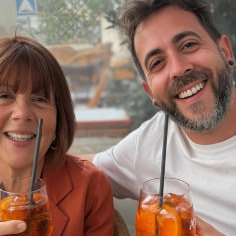 Η Ζιζέλ Πελικό και ο γιος της 