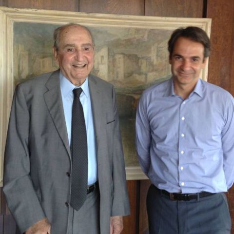 Κυριάκος Μητσοτάκης και Κωνσταντίνος Μητσοτάκης