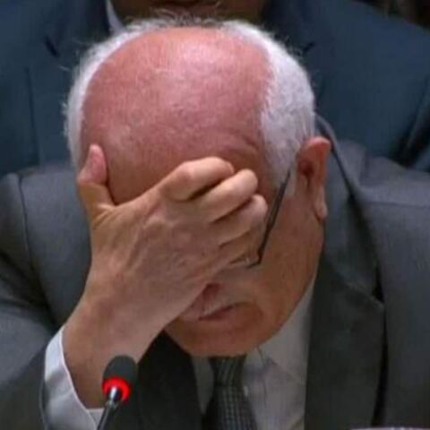 Ο πρέσβης της Παλαιστίνης έβαλε τα κλάματα για την Γάζα στο Συμβούλιο Ασφαλείας του ΟΗΕ