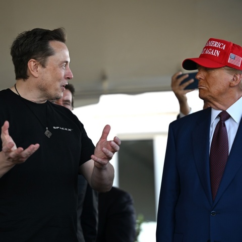 Ντόναλντ Τραμπ και Έλον Μασκ