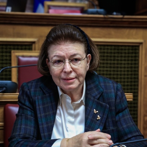 Η υπουργός Πολιτισμού, Λίνα Μενδώνη