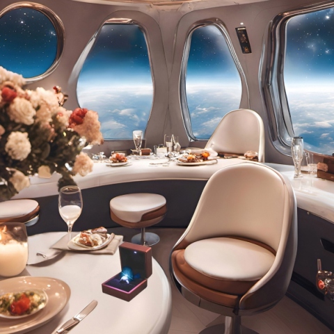 Πρόταση γάμου στο διάστημα