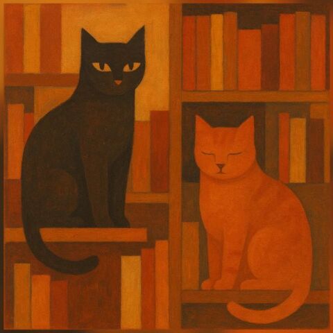 Βιβλιοθήκες και γάτες: Ο τέλειος συνδυασμός