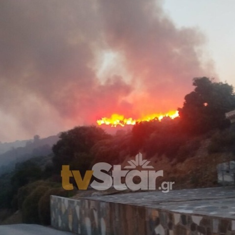 Οριοθετήθηκε η φωτιά στην Εύβοια