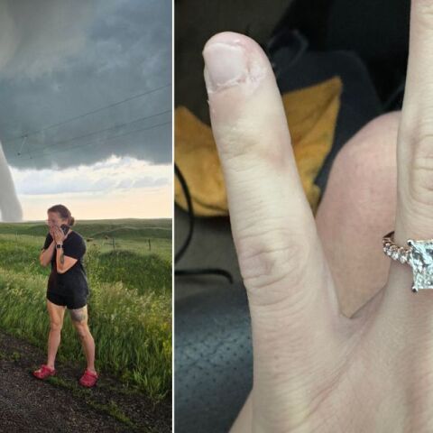 Αρραβώνας ζευγαριού κυνηγών καταιγίδων μπροστά σε ανεμοστρόβιλο στη Νότια Ντακότα - Μια πρόταση γάμου που σάρωσε το διαδίκτυο.