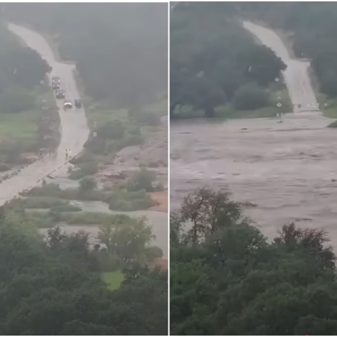 Πλημμύρες στο Τέξας: Δείτε το timelapse βίντεο με το πόσο γρήγορα ανέβηκε η στάθμη του νερού