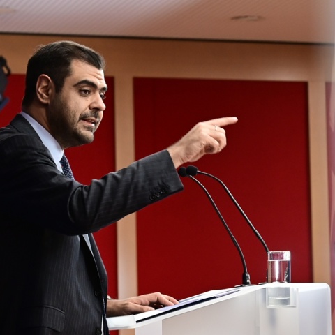 Ο κυβερνητικός εκπρόσωπος, Παύλος Μαρινάκης