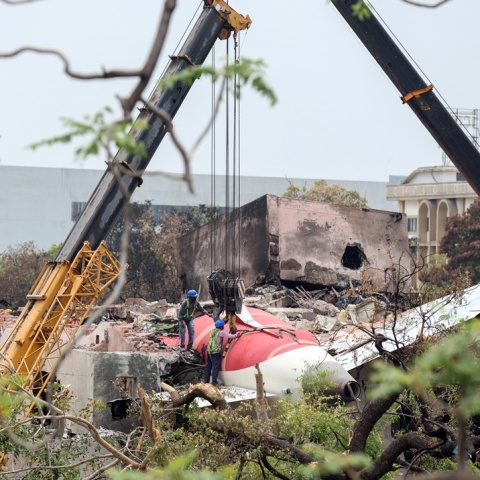 Το σημείο του δυστυχήματος της Air India