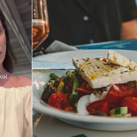 Τουρίστρια καταγγέλλει χρέωση 2,5€ για λάδι σε σαλάτα 15€ στην Πάρο - Το βίντεο της έγινε viral στο TikTok, προκαλώντας αντιδράσεις.