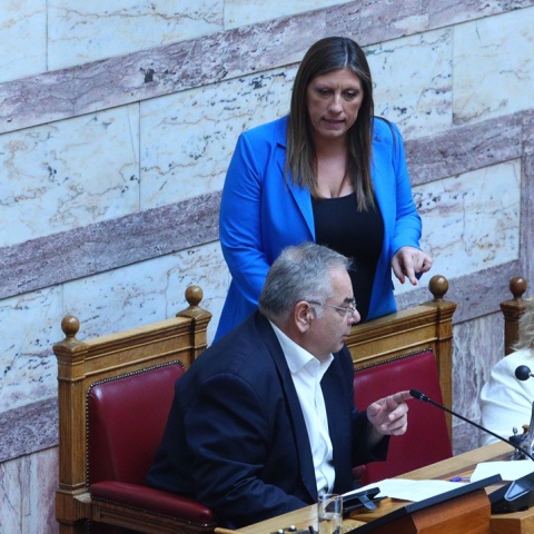 Γιώργος Λαμπρούλης και Ζωή Κωνσταντοπούλου