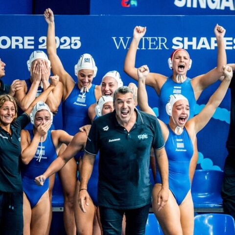 Εθνική Πόλο Γυναικών: «Μόνο υπερηφάνεια» - Η στιγμή της απονομής των χρυσών μεταλλίων