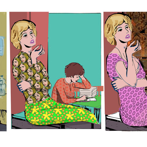 Η Νόρα και η Στέλλα στο παράθυρο: Ένα ebook του Μανώλη Ζαχαριουδάκη σαν meta-κόμικ