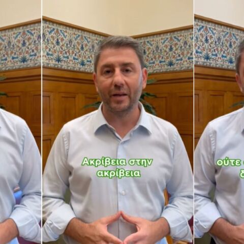 Ο Νίκος Ανδρουλάκης καταγγέλλει στο TikTok πως σχεδόν οι μισοί Έλληνες δεν μπορούν να κάνουν διακοπές, λόγω ακρίβειας και ακτοπλοϊκών τιμών.