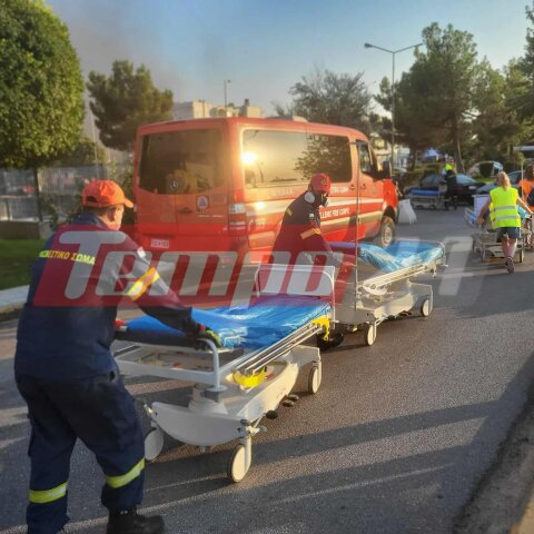 Πάτρα: Υπό έλεγχο η φωτιά στο Νοσοκομείο «Άγιος Ανδρέας» - Μεταφέρονται σε άλλους θαλάμους οι ασθενείς