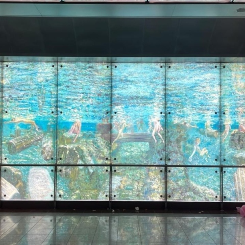 Δύο έργα της Μαρίας Φιλοπούλου στον σταθμό «Ελληνικό» του Μετρό – Μια ωραία έκπληξη