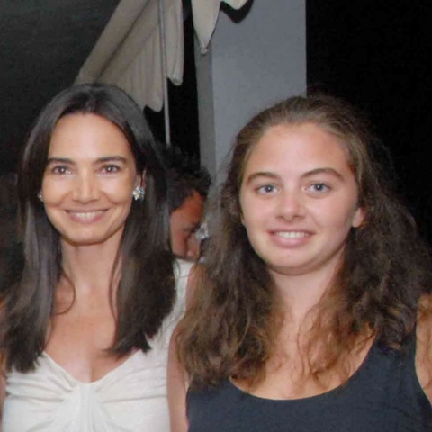 Η Λένα Σαμαρά με τη μητέρα της Γεωργία