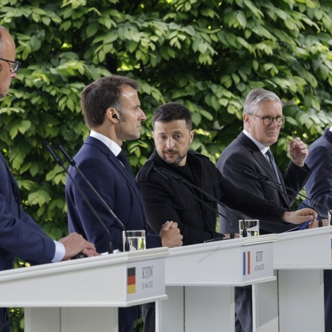 Ευρωπαίοι ηγέτες με τον Βολοντίμιρ Ζελένσκι