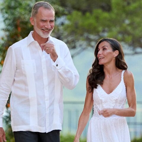 Βασιλιάς Φελίπε και βασίλισσα Λετίθια κατά τη διάρκεια των διακοπών τους στη Μαγιόρκα 