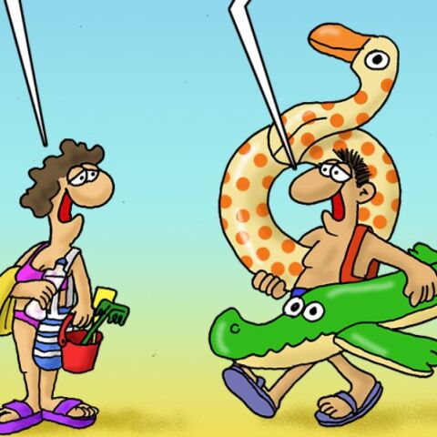 H «Καλημέρα» του Αρκά: Πάει για μπάνιο αλλά... κάτι ξέχασε