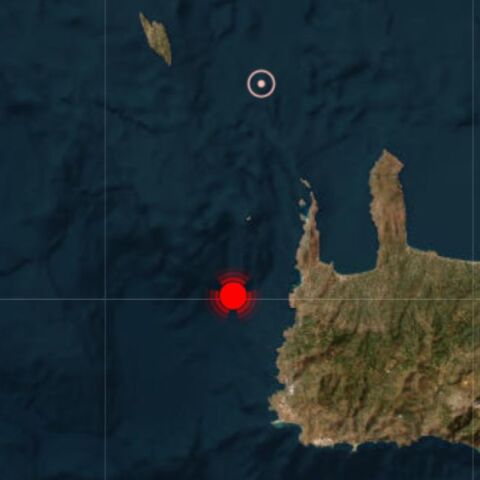 Σεισμική δόνηση σημειώθηκε ανοιχτά της Κρήτης, νοτιοδυτικά των Φαλάσαρνων - Η δόνηση έγινε αισθητή στα Χανιά και σε γειτονικές περιοχές.