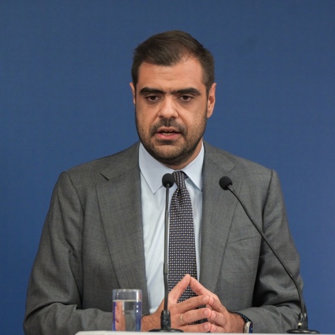 Ο κυβερνητικός εκπρόσωπος, Παύλος Μαρινάκης