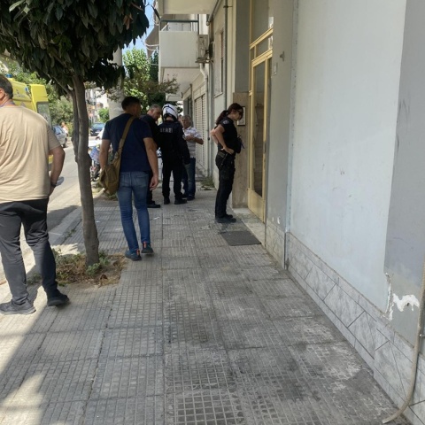 To σημείο του εγκλήματος στον Βόλο