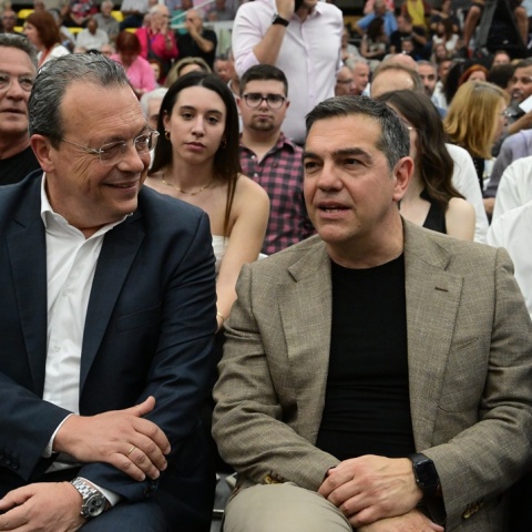 Σωκράτης Φάμελλος και Αλέξης Τσίπρας