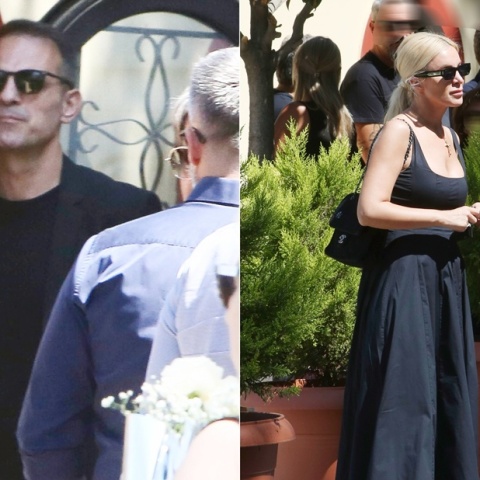 Συγκίνηση στην κηδεία της Αλεξάνδρας Νικολαΐδου: Συντετριμμένοι ο Ντέμης Νικολαΐδης και οι φίλοι της