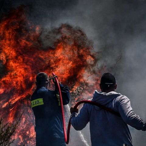 Φωτιά στην Αμαλιάδα: Ξέσπασε σε δύο εστίες στην περιοχή Καλύβια - Ισχυρές επίγειες και εναέριες δυνάμεις επιχειρούν για την κατάσβεσή της.