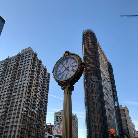 Sidewalk Clock at 200 Fifth Avenue